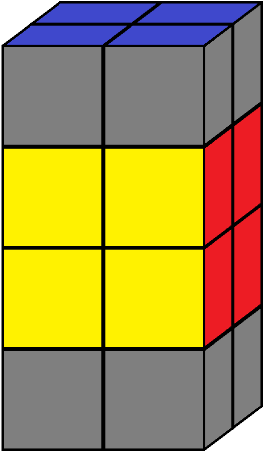 Aim of step 5 of how to solve the 2x2x4 tower cube