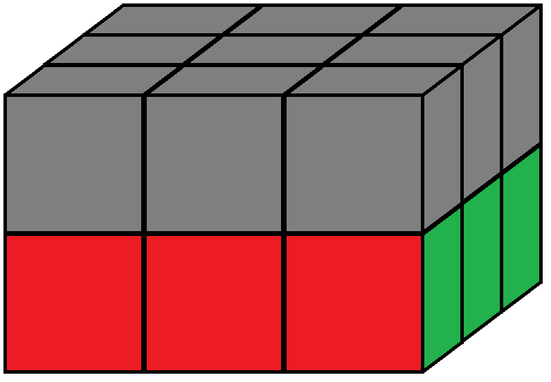 Up face of the Domino Cube